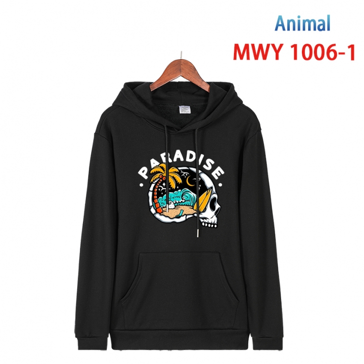 Squid game Long sleeve hooded patch pocket cotton sweatshirt from S to 4XL  MQY-1006