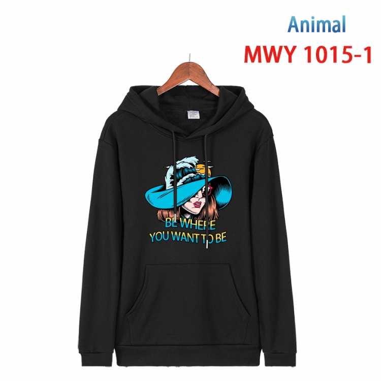 Squid game Long sleeve hooded patch pocket cotton sweatshirt from S to 4XL   MQY-1015