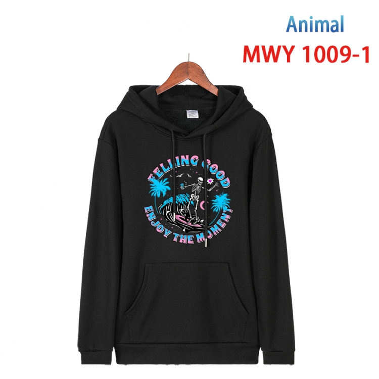 Squid game Long sleeve hooded patch pocket cotton sweatshirt from S to 4XL MQY-1009