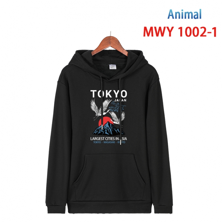 Squid game Long sleeve hooded patch pocket cotton sweatshirt from S to 4XL  MQY-1002