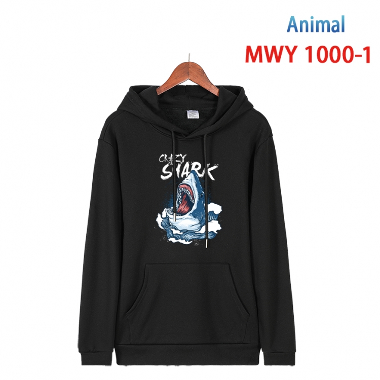 Squid game Long sleeve hooded patch pocket cotton sweatshirt from S to 4XL  MQY-1000