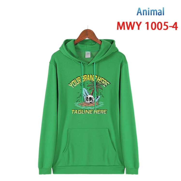 Squid game Long sleeve hooded patch pocket cotton sweatshirt from S to 4XL  MQY-1005-4