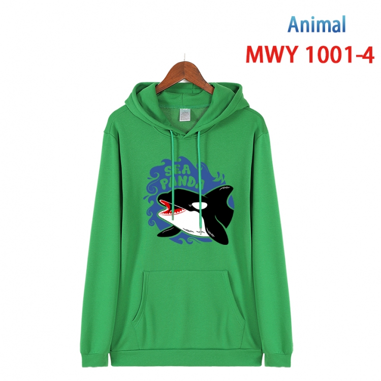 Squid game Long sleeve hooded patch pocket cotton sweatshirt from S to 4XL  MQY-1001-4