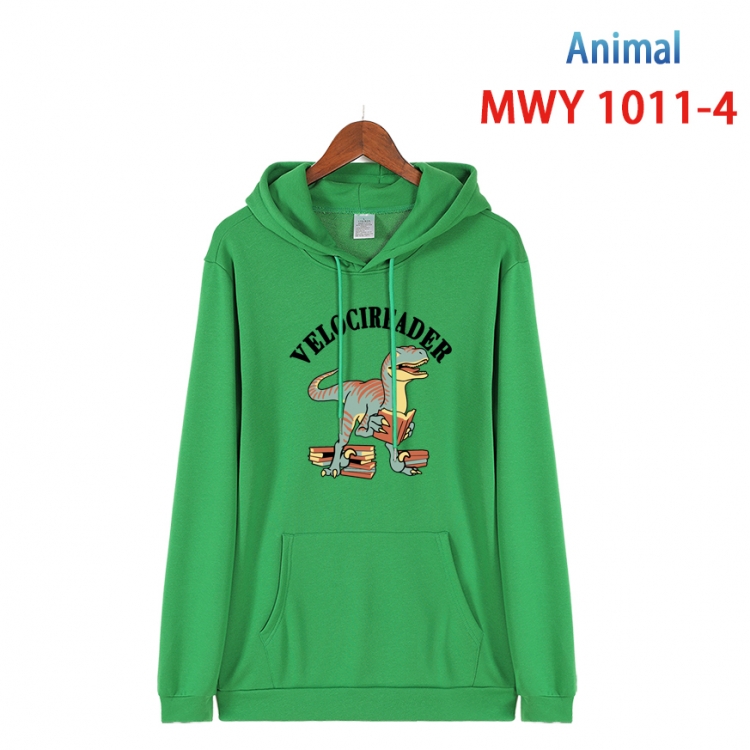 Squid game Long sleeve hooded patch pocket cotton sweatshirt from S to 4XL  MQY-1011-4