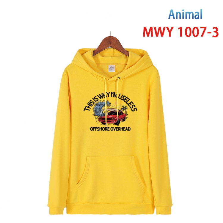 Squid game Long sleeve hooded patch pocket cotton sweatshirt from S to 4XL   MQY-1007-3