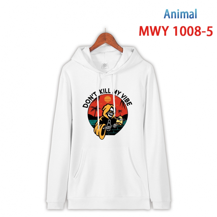 Squid game Long sleeve hooded patch pocket cotton sweatshirt from S to 4XL  MQY-1008-5