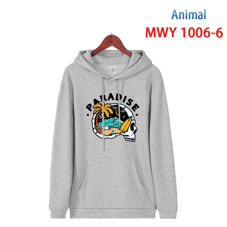 Squid game Long sleeve hooded patch pocket cotton sweatshirt from S to 4XL  MQY-1006-6