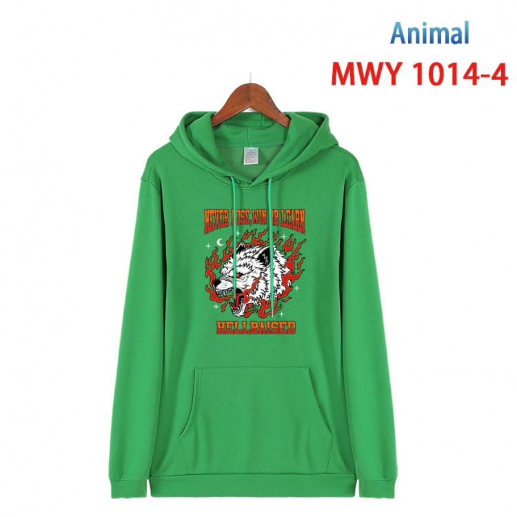 Squid game Long sleeve hooded patch pocket cotton sweatshirt from S to 4XL  MQY-1014-4