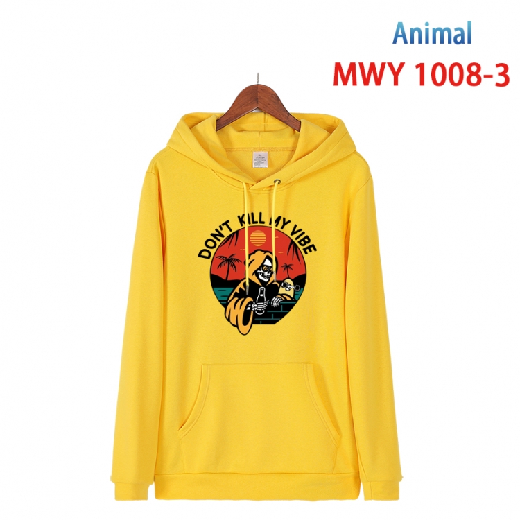 Squid game Long sleeve hooded patch pocket cotton sweatshirt from S to 4XL MQY-1008-3