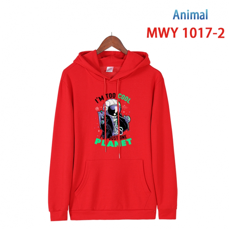 Squid game Long sleeve hooded patch pocket cotton sweatshirt from S to 4XL  MQY-1017-2