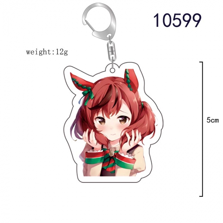 Pretty Derby Anime acrylic Key Chain  price for 5 pcs  10599