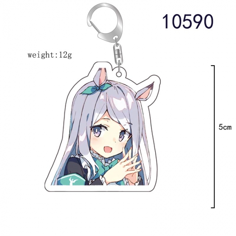 Pretty Derby Anime acrylic Key Chain  price for 5 pcs   10590