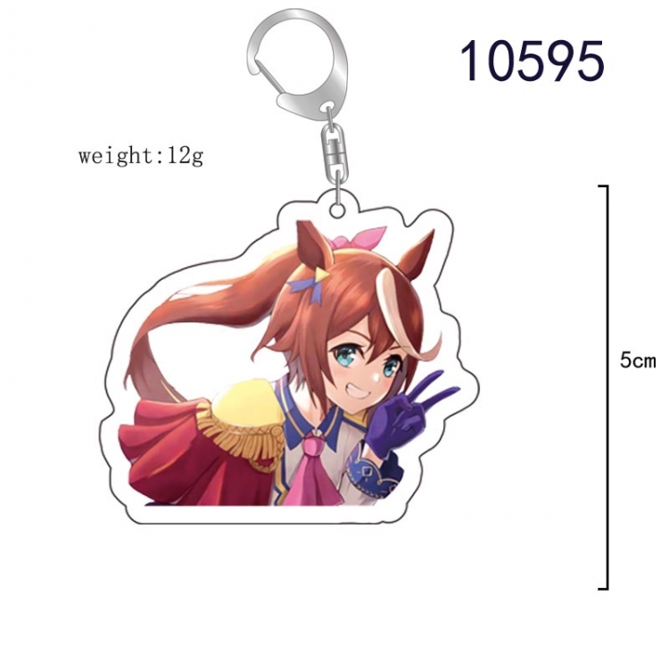 Pretty Derby Anime acrylic Key Chain  price for 5 pcs   10595