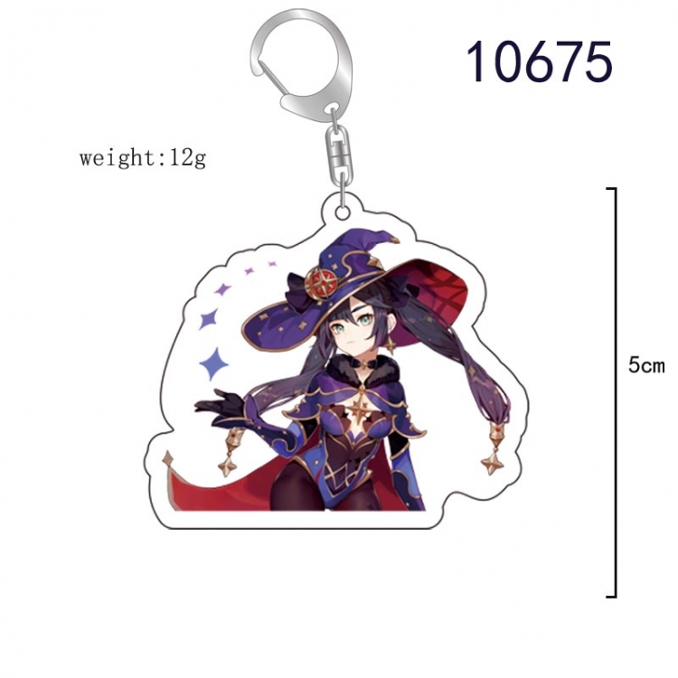 Genshin Impact  Anime acrylic Key Chain  price for 5 pcs  10675