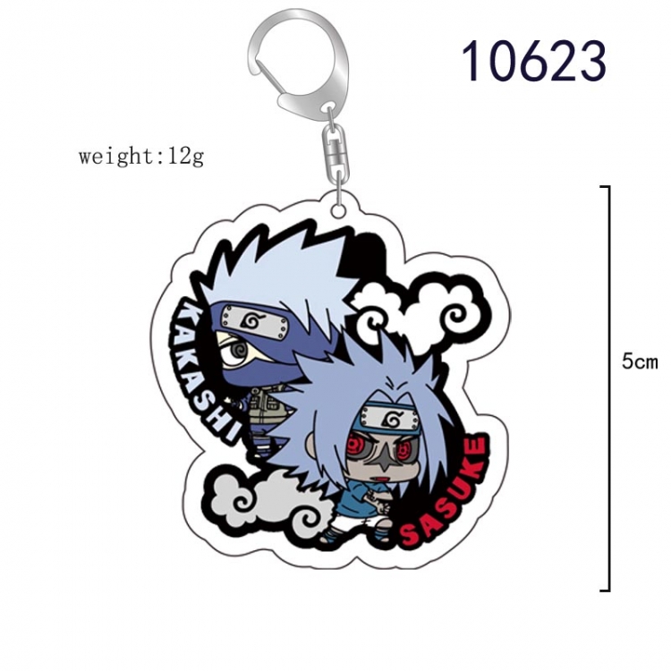 Naruto Anime acrylic Key Chain  price for 5 pcs  10623