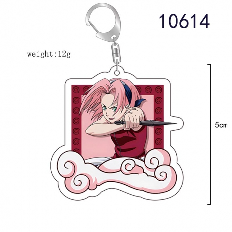 Naruto Anime acrylic Key Chain  price for 5 pcs  10614