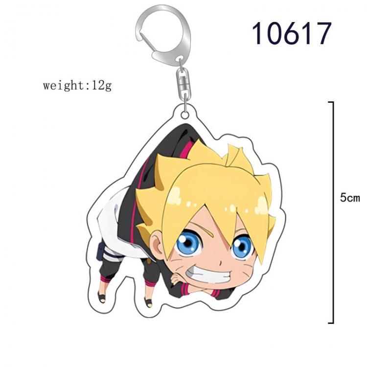 Naruto Anime acrylic Key Chain  price for 5 pcs  10617