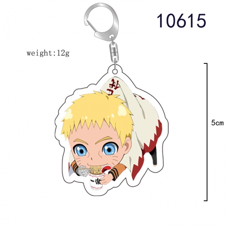 Naruto Anime acrylic Key Chain  price for 5 pcs  10615