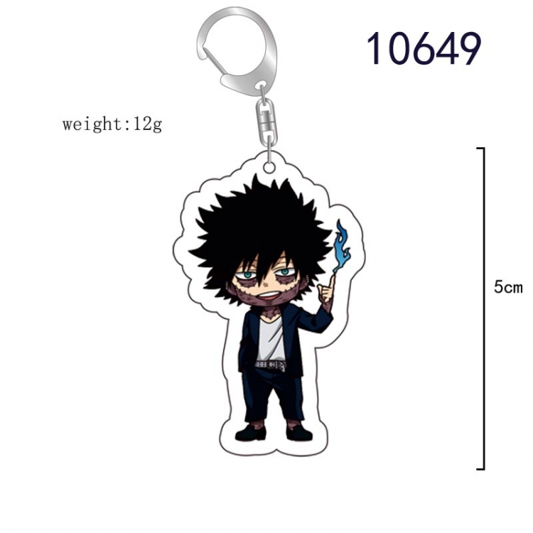 My Hero Academia Anime acrylic Key Chain  price for 5 pcs  10649