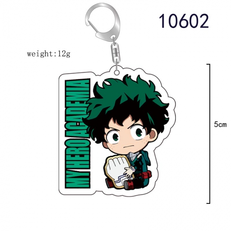 My Hero Academia Anime acrylic Key Chain  price for 5 pcs 10602