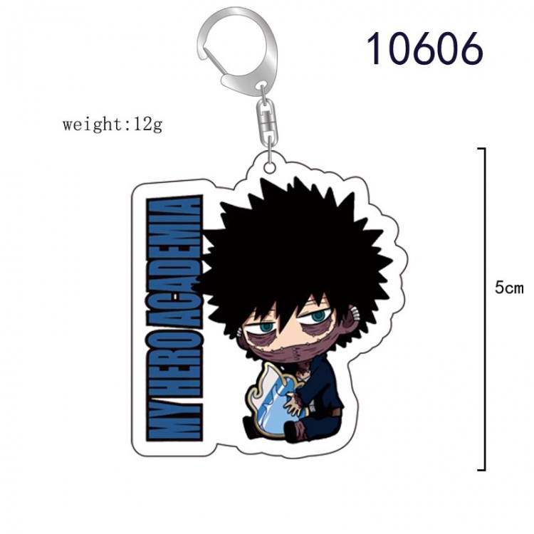 My Hero Academia Anime acrylic Key Chain  price for 5 pcs 10606