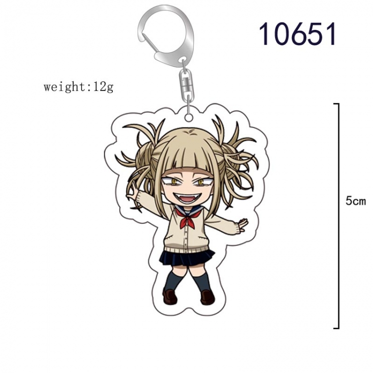 My Hero Academia Anime acrylic Key Chain  price for 5 pcs 10651