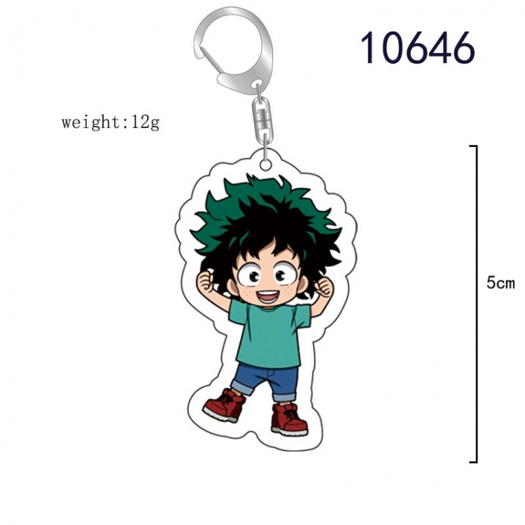 My Hero Academia Anime acrylic Key Chain  price for 5 pcs  10646