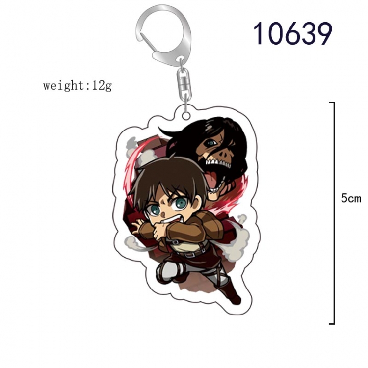 Shingeki no Kyojin Anime acrylic Key Chain  price for 5 pcs  10639