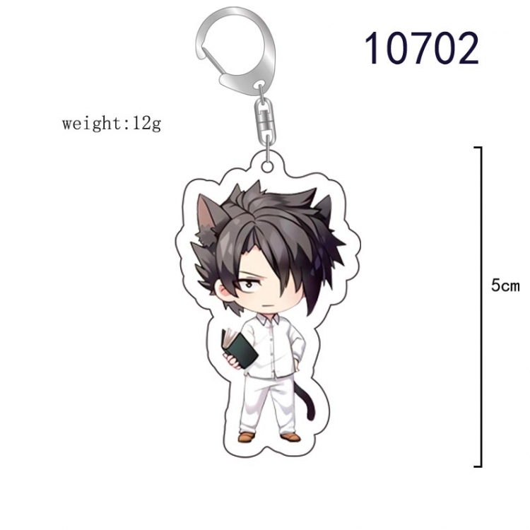 The Promised Neverla Anime acrylic Key Chain  price for 5 pcs 10702