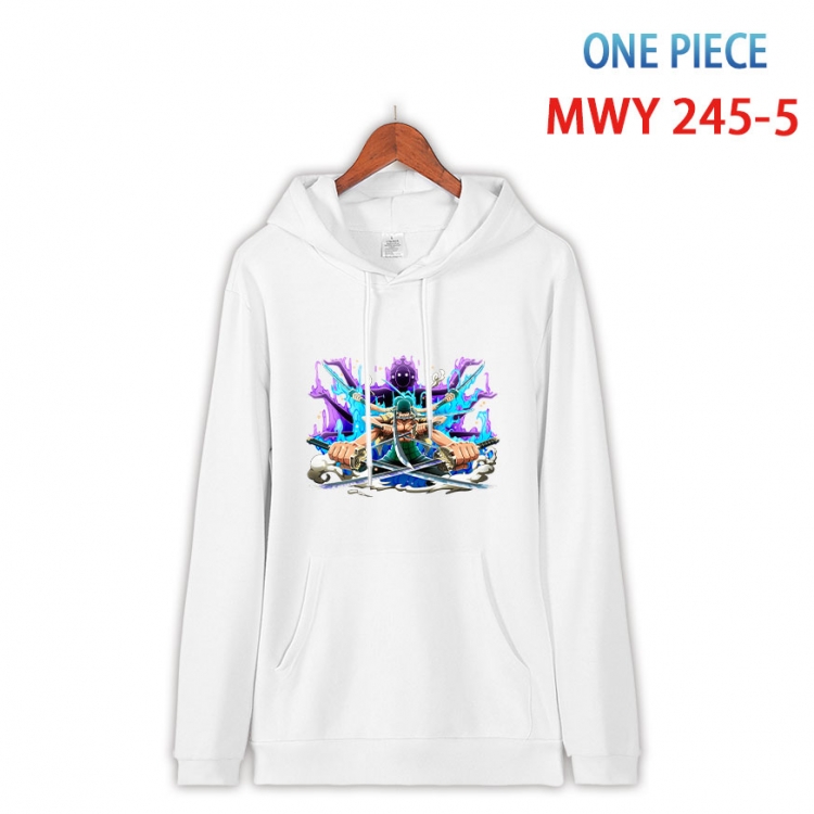 One Piece Cotton Hooded Patch Pocket Sweatshirt from S to 4XL  MWY-245-5