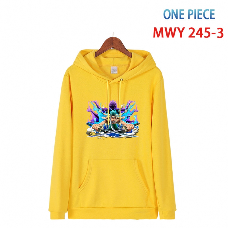 One Piece Cotton Hooded Patch Pocket Sweatshirt from S to 4XL  MWY-245-3