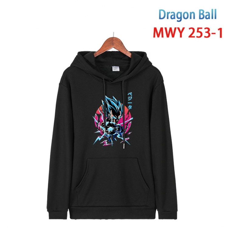 DRAGON BALL  Cotton Hooded Patch Pocket Sweatshirt from S to 4XL MWY-253-1