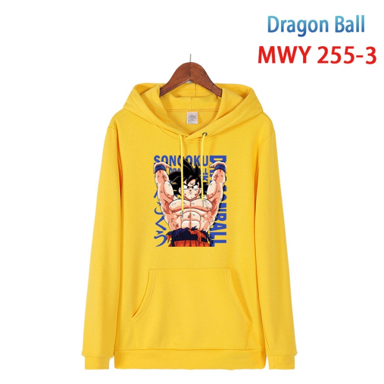 DRAGON BALL  Cotton Hooded Patch Pocket Sweatshirt from S to 4XL