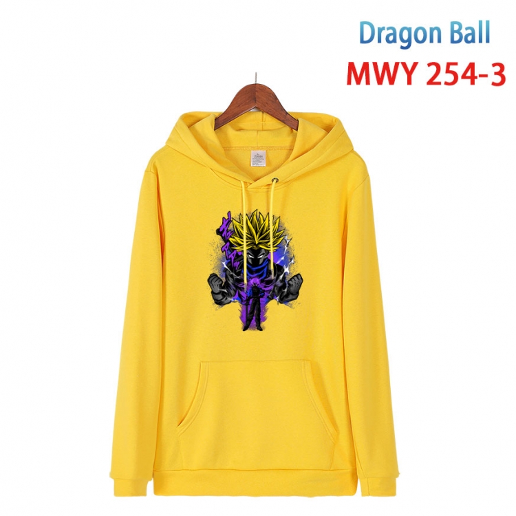 DRAGON BALL  Cotton Hooded Patch Pocket Sweatshirt from S to 4XL MWY-254-3