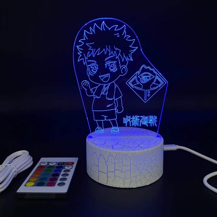 Jujutsu Kaisen creative visualization lamp  Standing Plates white cracked base 205x143x59mm