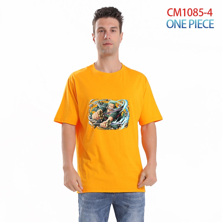 One Piece Printed short-sleeved cotton T-shirt from S to 4XL CM 1085 4