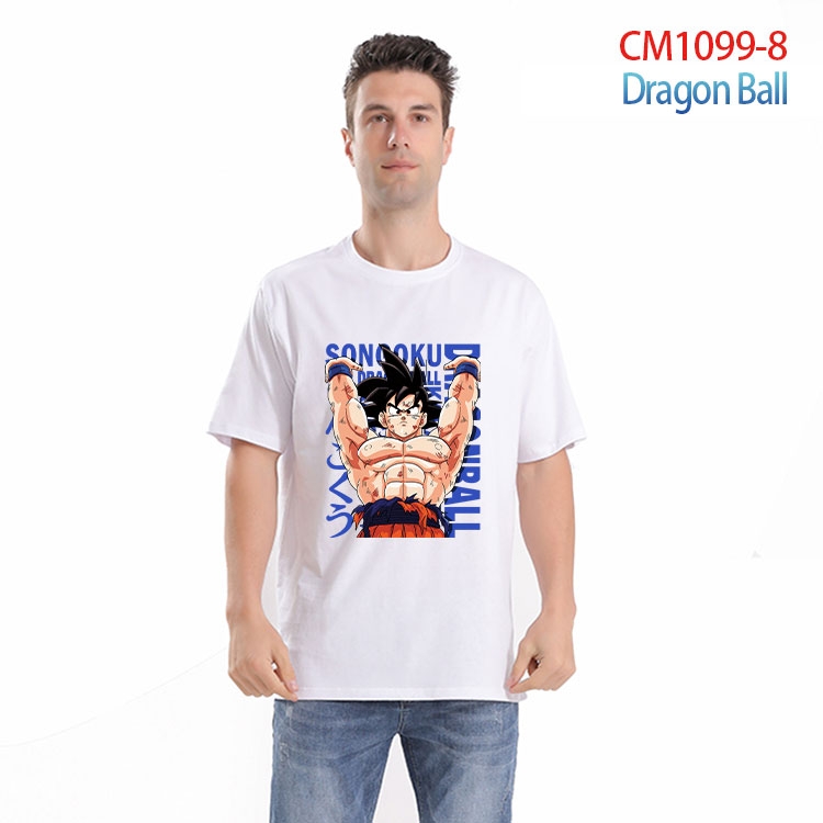 DRAGON BALL Printed short-sleeved cotton T-shirt from S to 4XLCM 1099 8