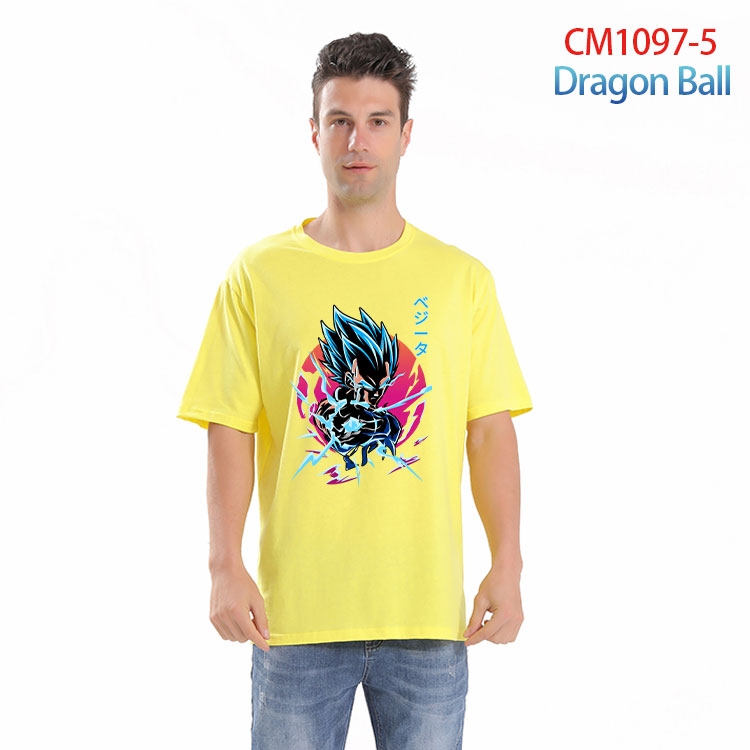 DRAGON BALL Printed short-sleeved cotton T-shirt from S to 4XL CM 1097 5