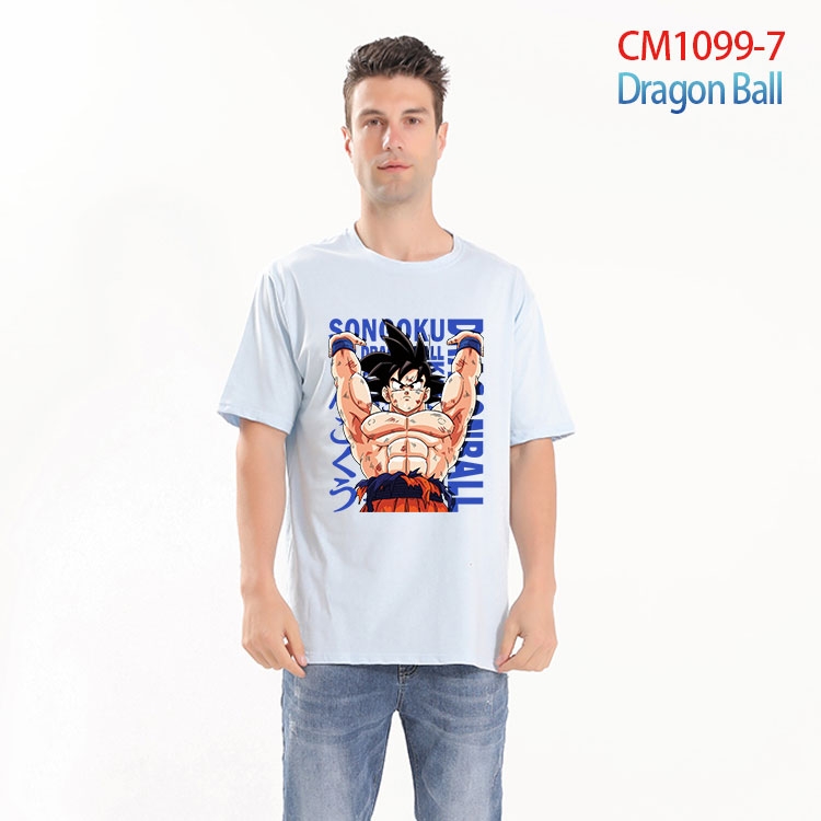 DRAGON BALL Printed short-sleeved cotton T-shirt from S to 4XL CM 1099 7
