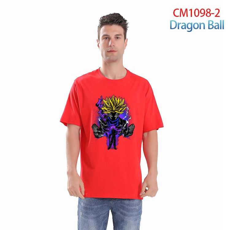 DRAGON BALL Printed short-sleeved cotton T-shirt from S to 4XL CM 1098 2