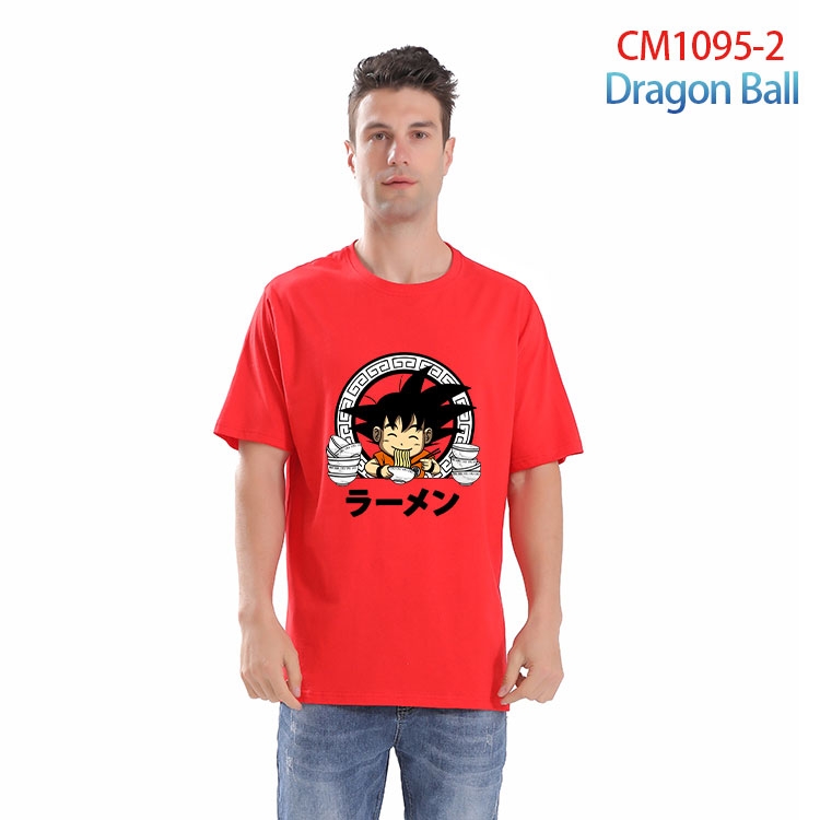 DRAGON BALL Printed short-sleeved cotton T-shirt from S to 4XL CM 1095 2