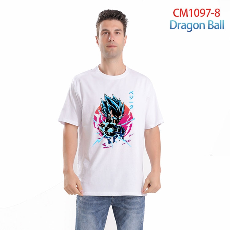 DRAGON BALL Printed short-sleeved cotton T-shirt from S to 4XL CM 1097 8