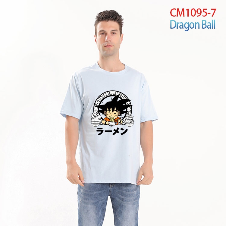 DRAGON BALL Printed short-sleeved cotton T-shirt from S to 4XL CM 1095 7