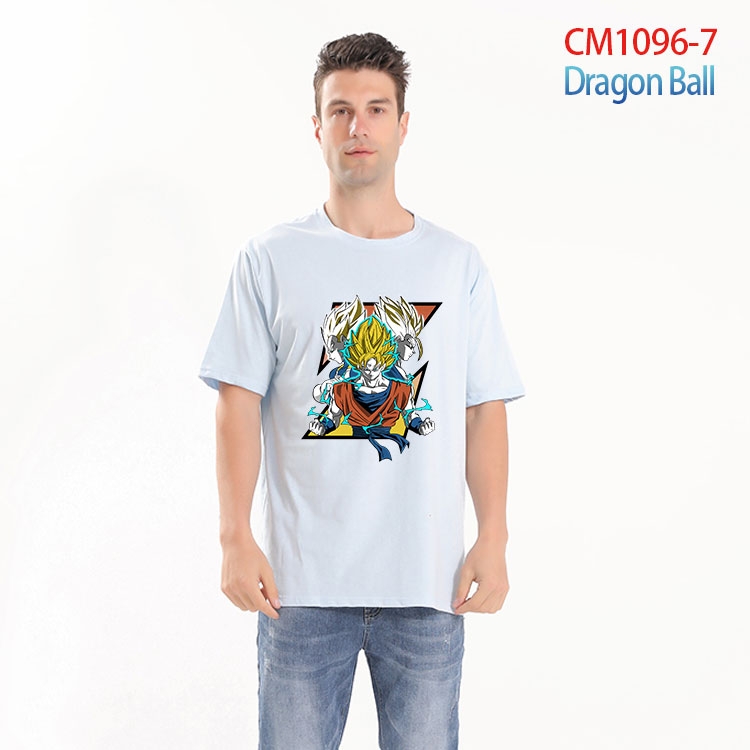 DRAGON BALL Printed short-sleeved cotton T-shirt from S to 4XL CM 1096 7