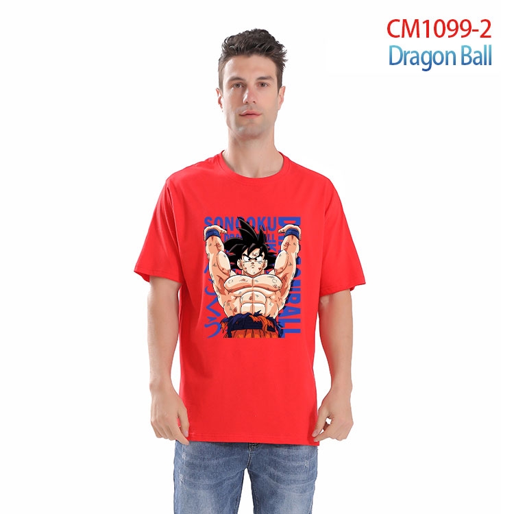 DRAGON BALL Printed short-sleeved cotton T-shirt from S to 4XL CM 1099 2