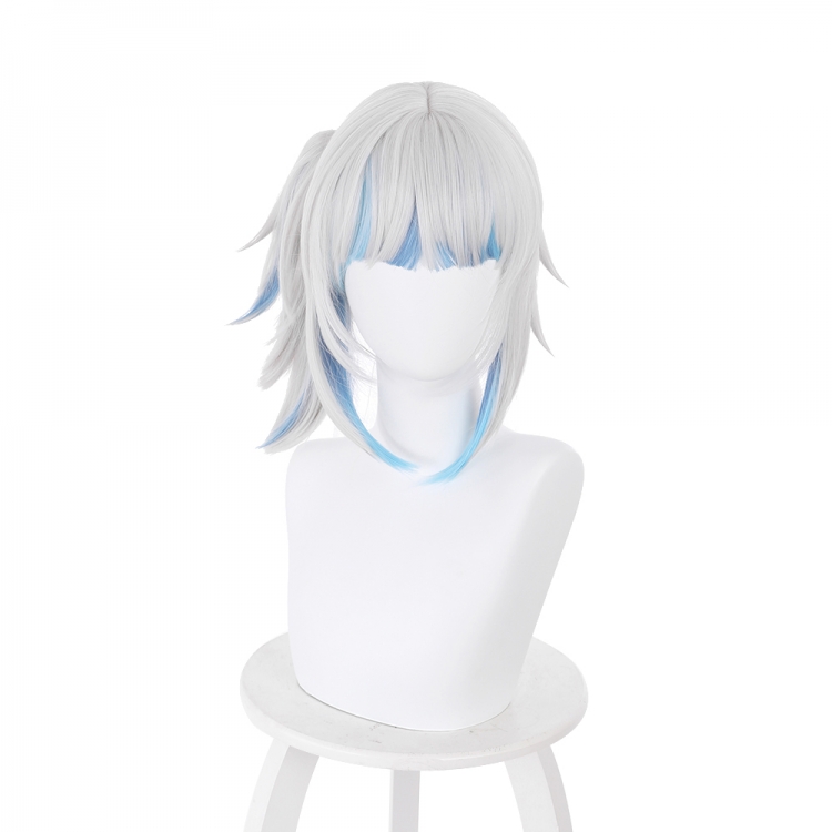 hololive Gawr Gura Long broken hair cos wig 444CA