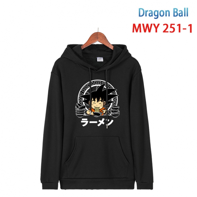 DRAGON BALL  cartoon  Hooded Patch Pocket Sweatshirt from S to 4XL MWY-251-1