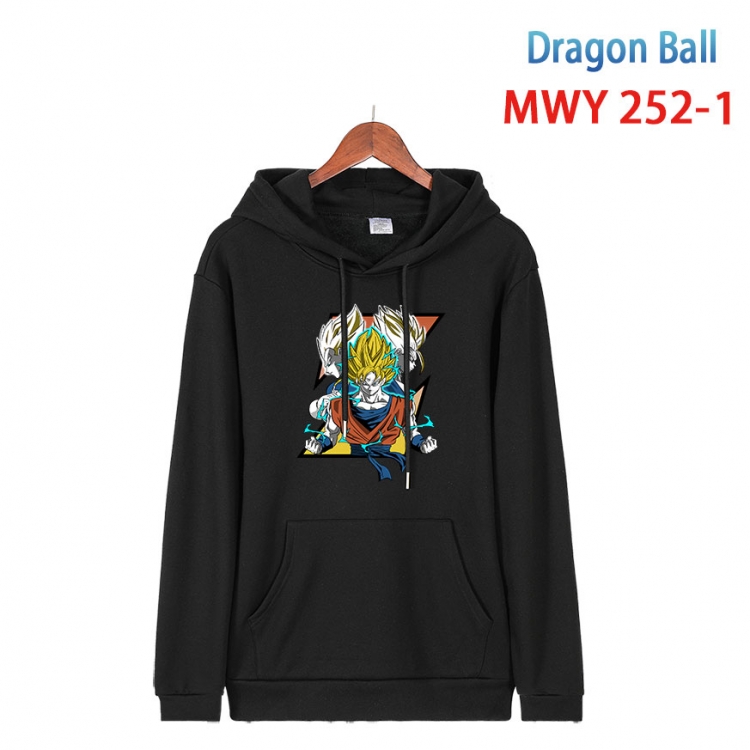 DRAGON BALL  cartoon  Hooded Patch Pocket Sweatshirt from S to 4XL  MWY-252-1