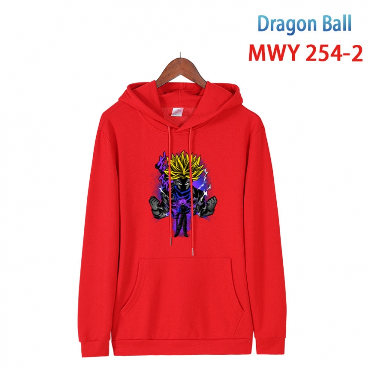 DRAGON BALL  cartoon  Hooded Patch Pocket Sweatshirt from S to 4XL MWY-254-2