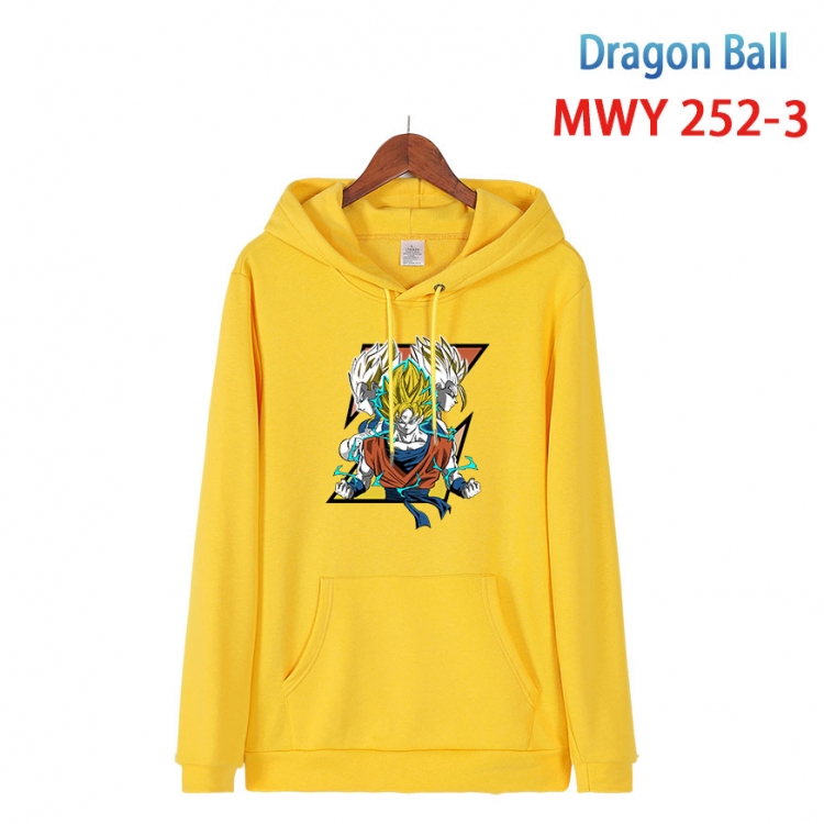 DRAGON BALL  cartoon  Hooded Patch Pocket Sweatshirt from S to 4XL MWY-252-3